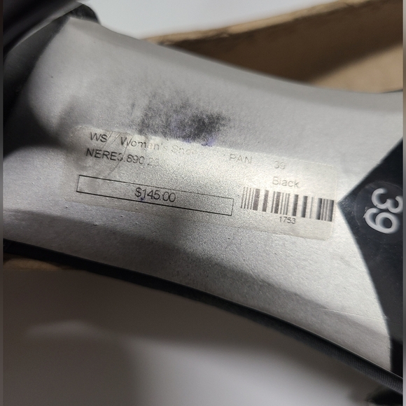 Forcinema Black Birgitta Rhinestone Detail Heeled Sandals Sz 8½ - Picture 4 of 13